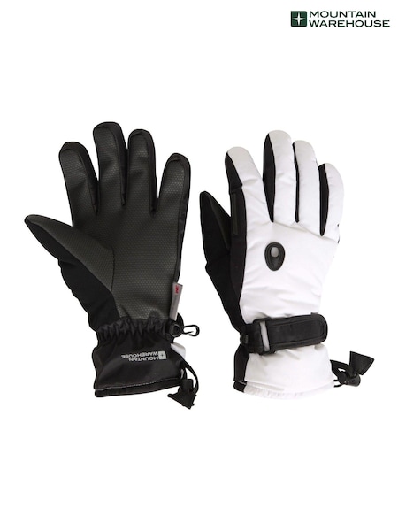 Mountain Warehouse Dark Black Womens Extreme Waterproof Ski Gloves (AT4115) | £40