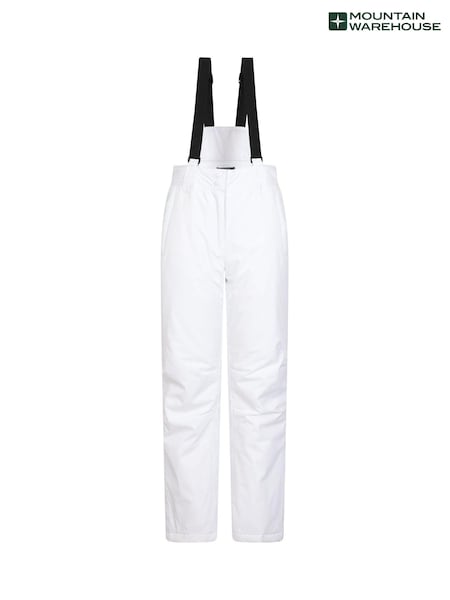 Mountain Warehouse White Womens Moon Slim Leg Ski Trousers (AT4127) | £60