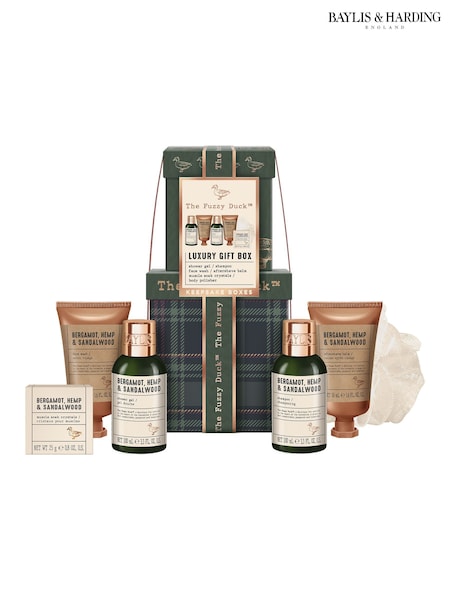 Baylis & Harding The Fuzzy Duck Bergamot Hemp Sandalwood Luxury Gift Box Set