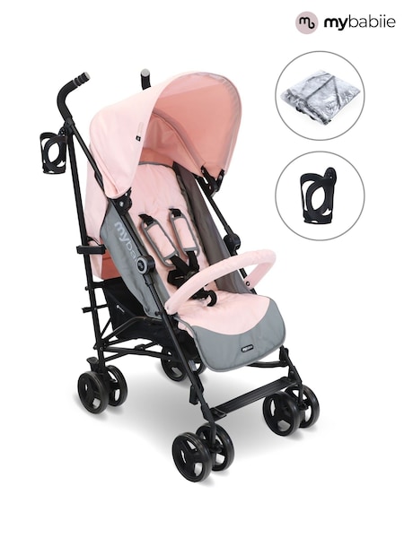 My Babiie Pink MB02 Lightweight Stroller (AT4501) | £100