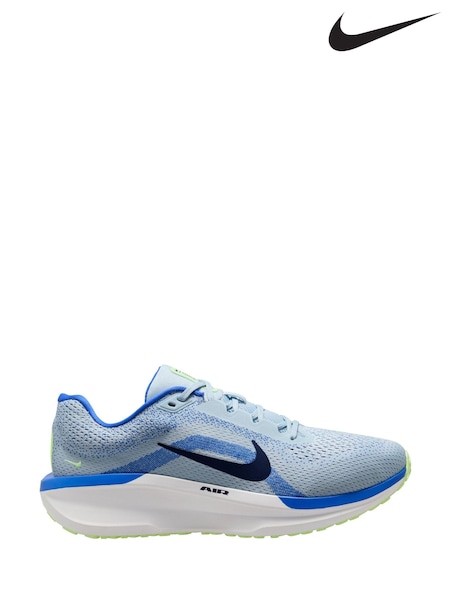 Nike Blue/White Winflo 11 Road Running Trainers (AT4992) | £0
