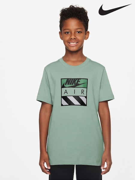 Nike Steam Green 100% Cotton Air T-Shirt (AT5183) | £20
