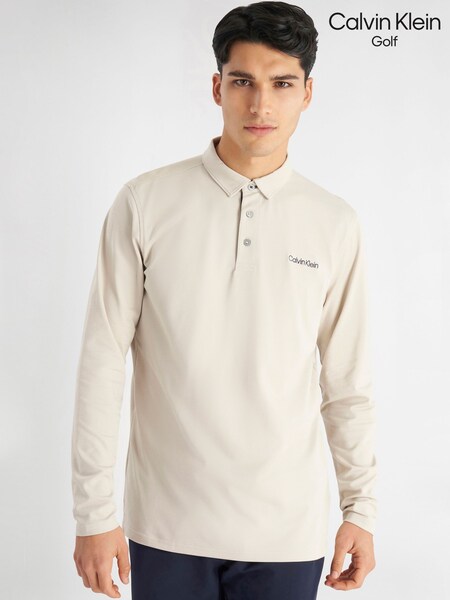 Calvin Klein Golf Medina Long Sleeve Polo Shirt (AT5215) | £60