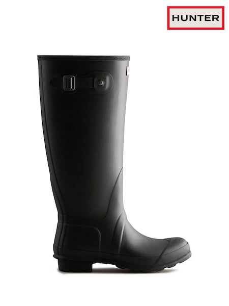 Hunter Original Tall Wide Black Boots (AT5347) | £120