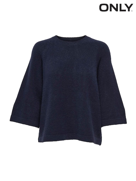 Blue - Only 3/4 Sleeve Jumpers