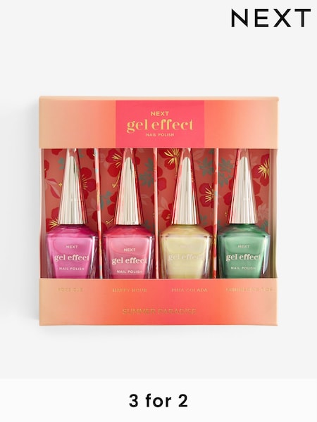 Set of 4 Gel Effect Nail Polish Gift Set (AT5754) | £18