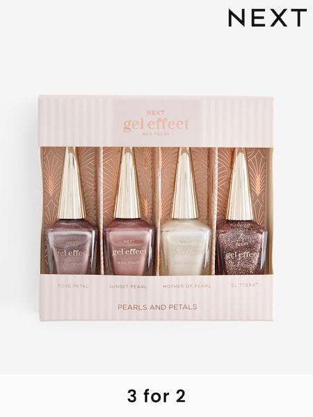 Set of 4 Gel Effect Nail Polish Gift Set (AT5755) | £18