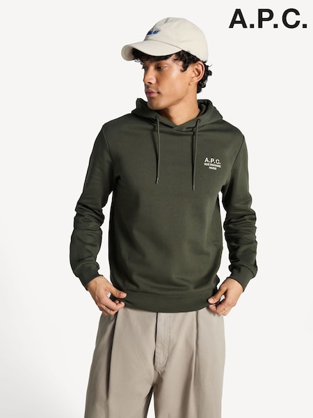 A.P.C. Green Standard Rue Madame Hoodie (AT6051) | £275
