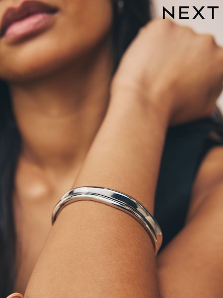 Silver Tone Bangle Pack (AT6248) | £16