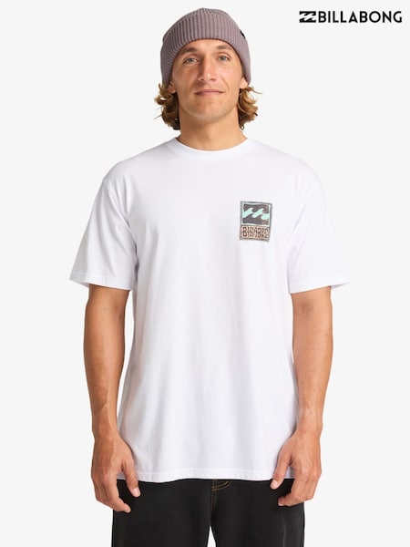 Billabong Graphic Back Print Short Sleeve Logo T-Shirt (AT6324) | £27