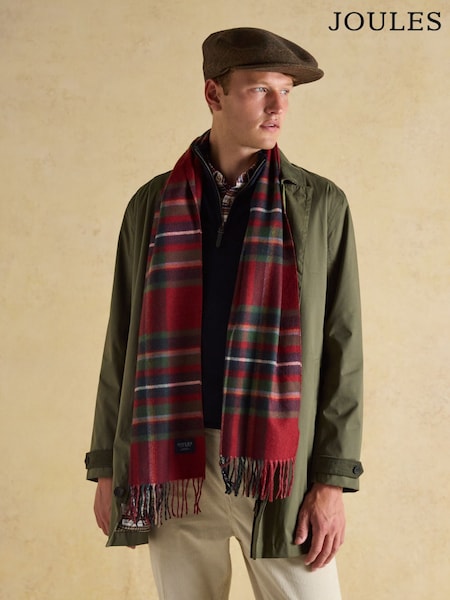 Joules Langtree Red Scarf (AT6894) | £16.95