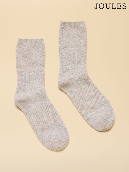 Joules Trekwell Grey Easy Boot Sock (AT6917) | £9.95