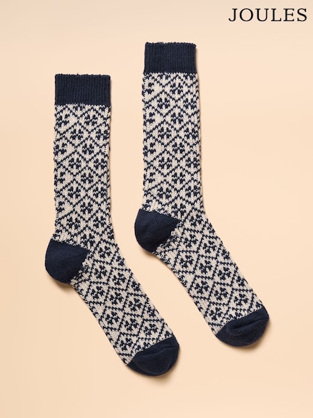 Joules Cosy Navy Socks (AT6945) | £9.95