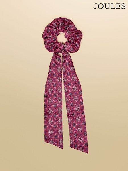 Joules Elissia Berry Red Scarf Scrunchie (AT6992) | £15