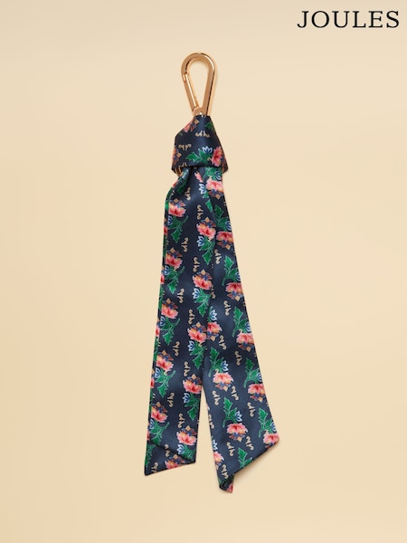 Joules Amber Navy Keyring (AT6994) | £10