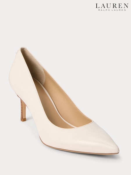 Lauren Ralph Lauren Lanette Leather Court Heels (AT7118) | £139