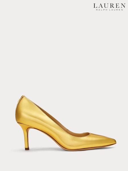 Lauren Ralph Lauren Lanette Leather Court Heels (AT7156) | £149