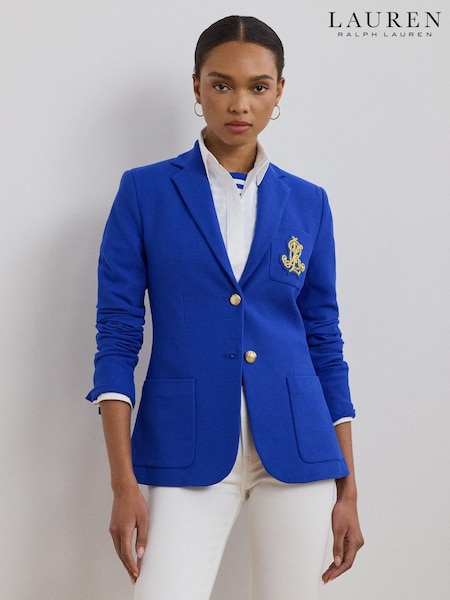 Lauren Ralph Lauren Anfisa Crest Logo Blazer Jacket (AT7190) | £259