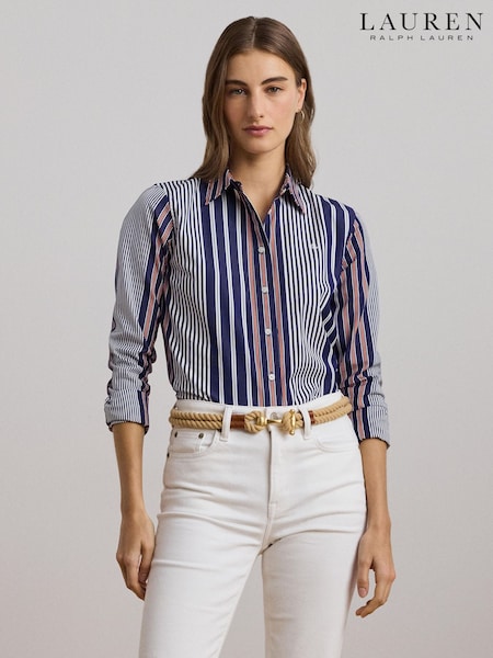 Lauren Ralph Lauren Jamelko Striped Shirt (AT7220) | £139