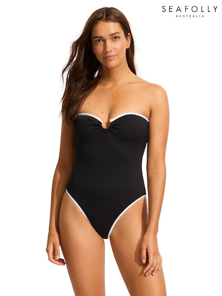 Seafolly Ring Front Bandeau One Piece (AT7339) | £120