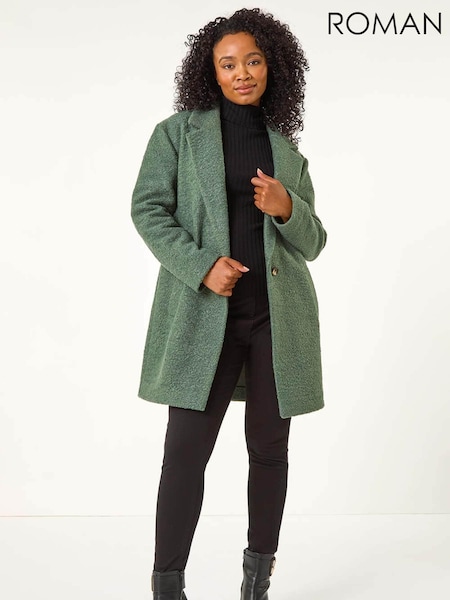 Roman Green Petite Buttoned Coat (AT7432) | £70