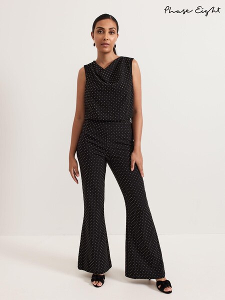 Phase Eight Black Samantha PE Trousers (AT7555) | £55