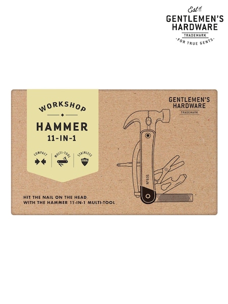 Gentleman’s Hardware Hammer Multi Tool Kraft Packaging (AT7695) | £22