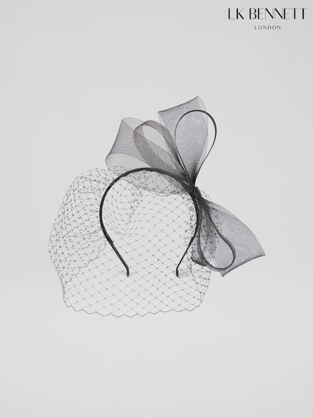 LK Bennett Black Bow Fascinator Headband (AT7859) | £69