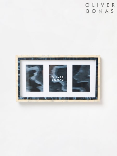 Oliver Bonas Blue Alba Boxed Multi Hanging Photo Frame (AT7877) | £65