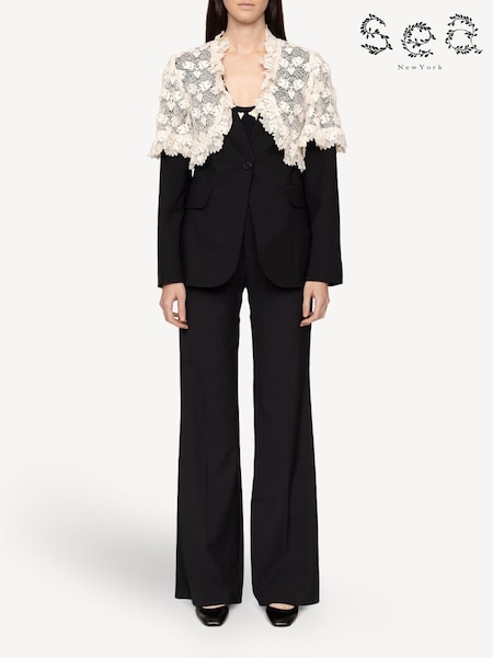 Sea New York Red Kristeen Lace Blazer (AT8066) | £333