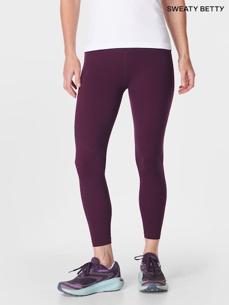 Sweaty Betty Purple Power 7/8 Workout Leggings (AT8182) | £88