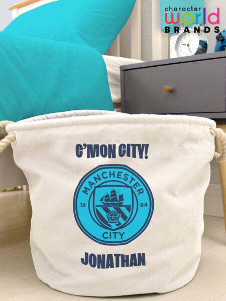 Personalised Man City Football Club Toy Trug by Character World (AT8745) | £38