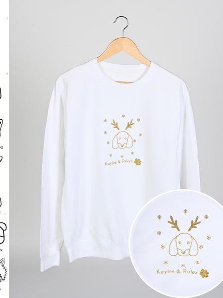 My Dog & Me Christmas Sweater by RUFF (AT8808) | £48