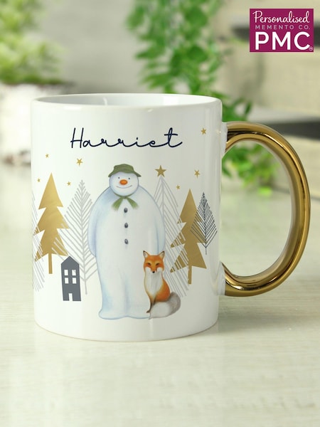 Personalised The Snowman Gold Mug Exclusive To Next by PMC (AT9018) | £16