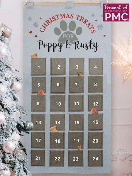 Personalised Pet Felt Christmas Advent Calendar by PMC (AT9028) | £20
