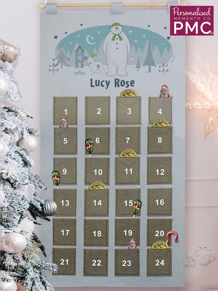 Personalised The Snowman and the Snowdog Christmas Advent Calendar by PMC (AT9035) | £20