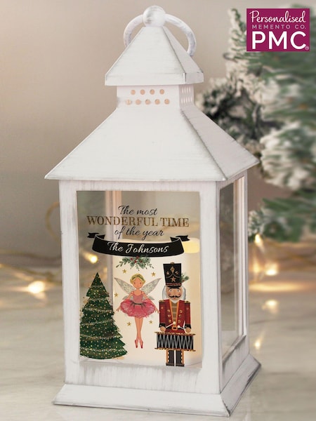 Personalised Nutcracker Light Up Christmas Lantern by PMC (AT9036) | £18