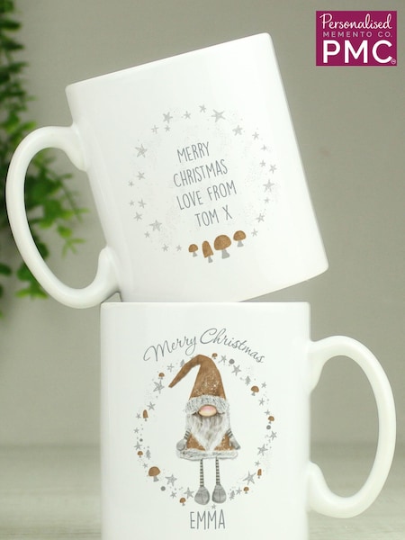 Personalised Christmas Gonk Mug by PMC (AT9037) | £14