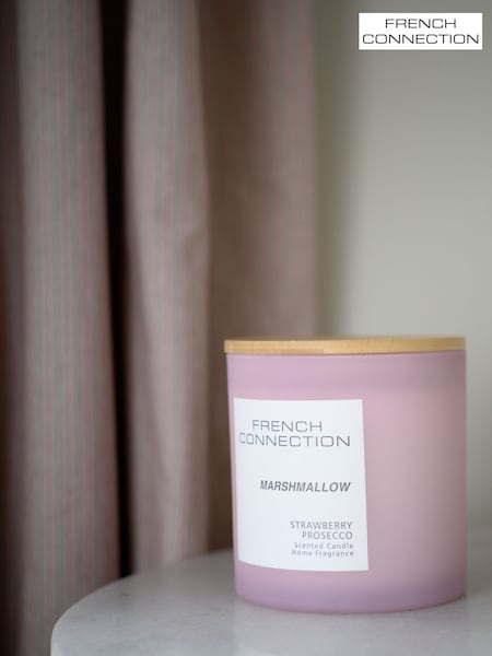 French Connection Pink Pastel Range Strawberry Prosecco Candle 1.5KG (AT9171) | £50