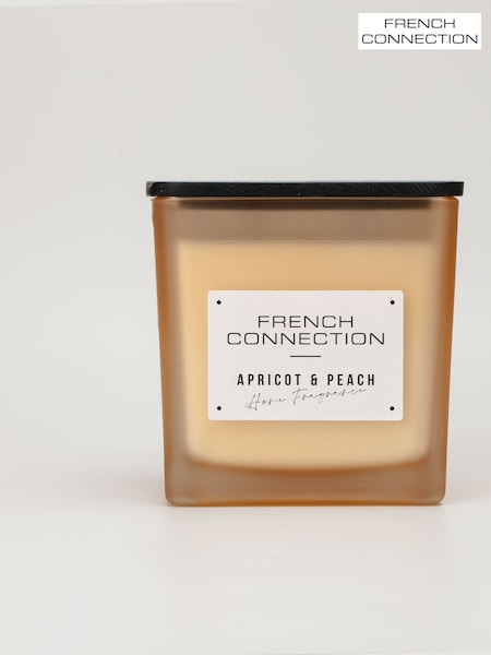 French Connection Square Range Apricot  Peach Candle 830G (AT9197) | £35