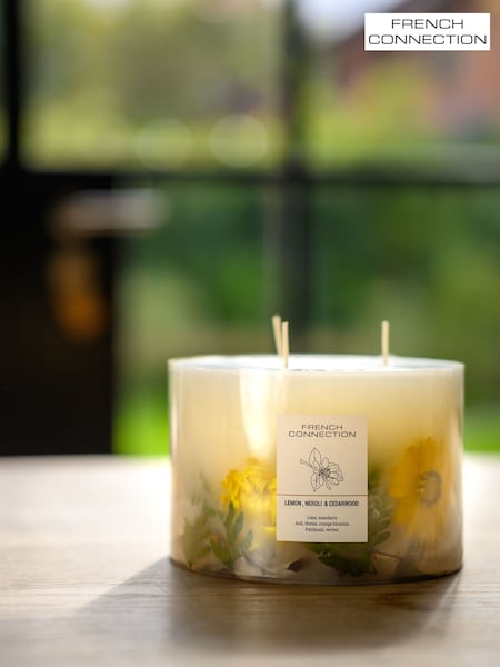 French Connection Botanical Infused Lemon Neroli Cedarwood Candle 1.5KG (AT9202) | £35