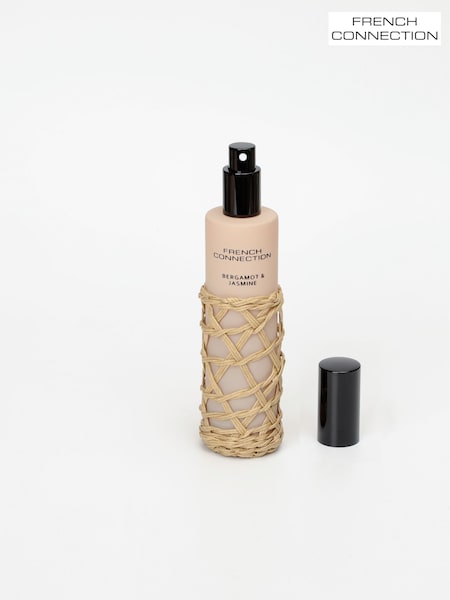 French Connection Woven Detail Stone Bergamot Jasmine Room Spray 100ML (AT9241) | £15