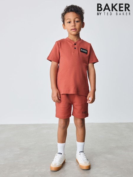 Baker by Ted Baker Varsity 100% Cotton T-Shirt and Shorts Set (AT9384) | £28 - £33