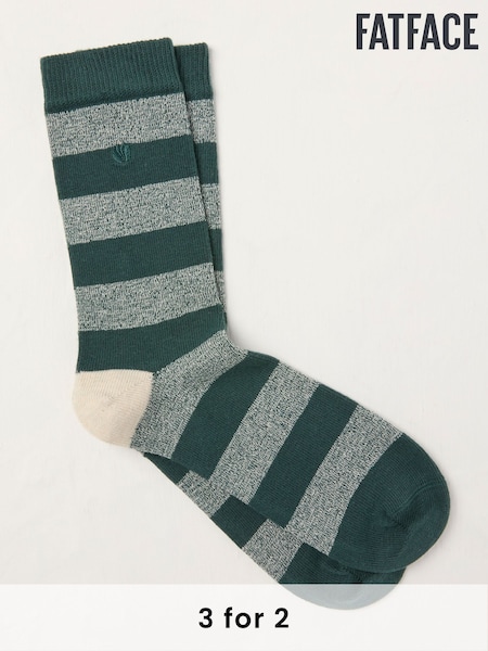 FatFace Blue Stripe Socks (AT9386) | £7.50