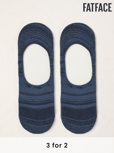 FatFace Blue Footsie Socks (AT9398) | £5