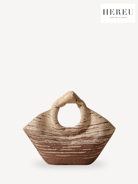 Hereu Studio Natural Castell Raffia Ombre Bag (AT9415) | £530