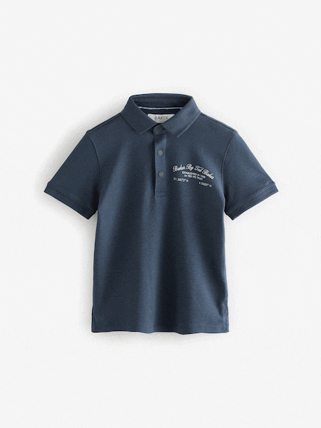 Baker by Ted Baker Back Print Polo Shirt (AT9423) | £20 - £26