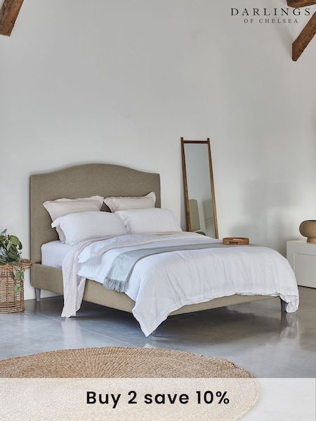 Darlings Of Chelsea Boulder Brown Avebury Upholstered Bed (AT9459) | £2,577 - £3,584