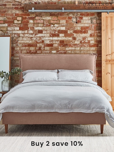 Darlings Of Chelsea Petal Pink Lyndhurst Upholstered Bed (AT9460) | £2,423 - £3,438