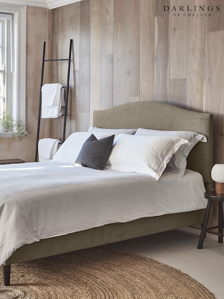 Darlings Of Chelsea Boulder Brown Avebury Low Upholstered Bed (AT9471) | £2,799 - £3,895
